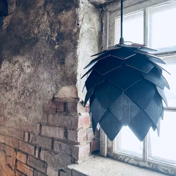 Fönster/taklampa  Skogsgläntan Svart 25cm
