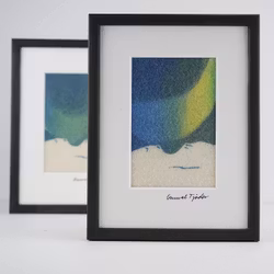 Tavlor Lapporten med unika norrsken