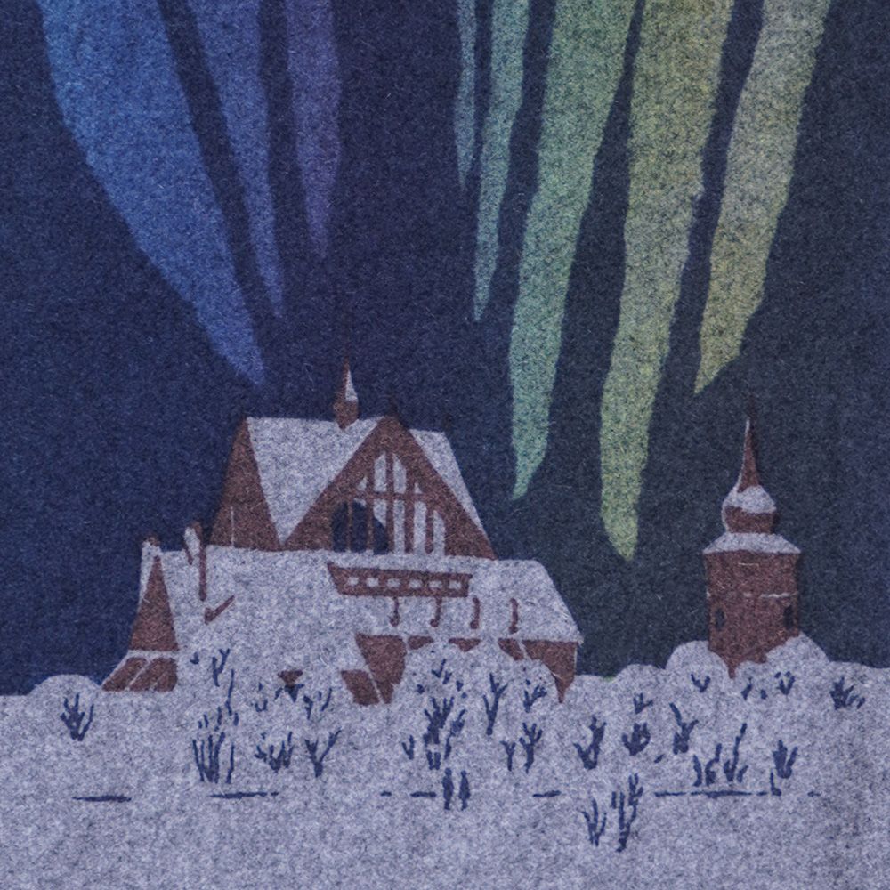 Ulltextil Kiruna kyrka, Norrskensbågar