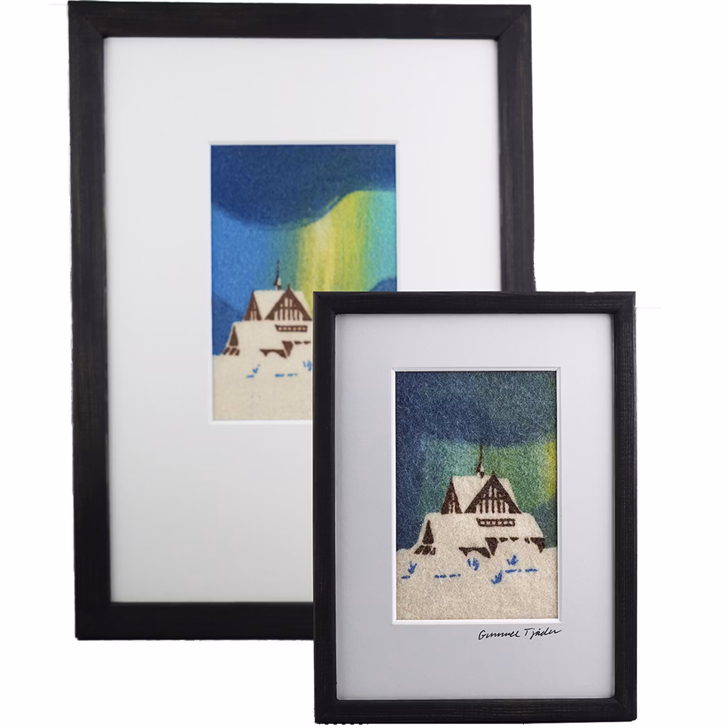 Tavla Kiruna Kyrka större storlek