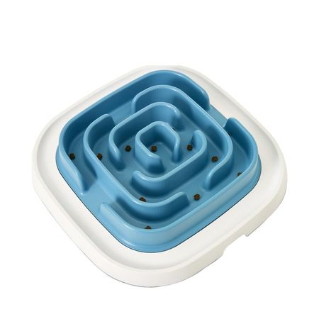 Pet Enigma slowfeed matskål - Blå L