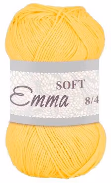 Bomullsgarn Emma soft från falk garn  8/4