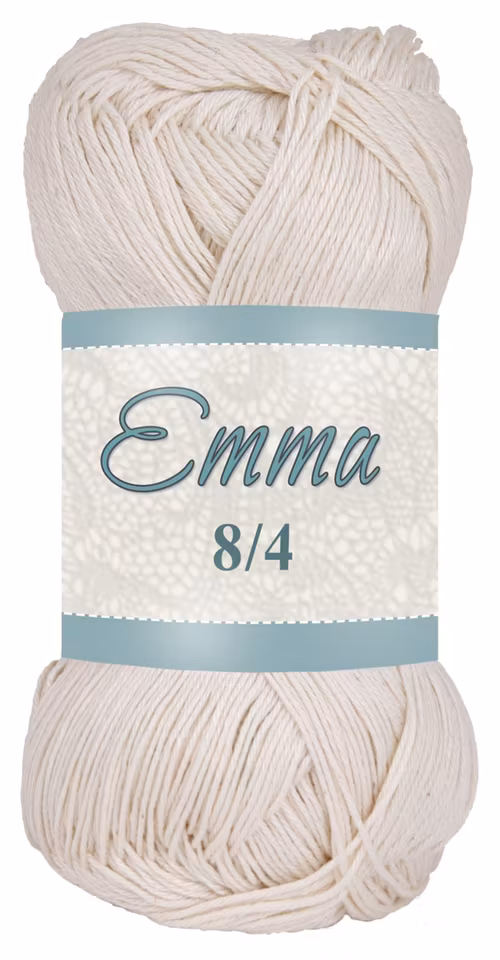 Bomullsgarn Emma soft från falk garn  8/4