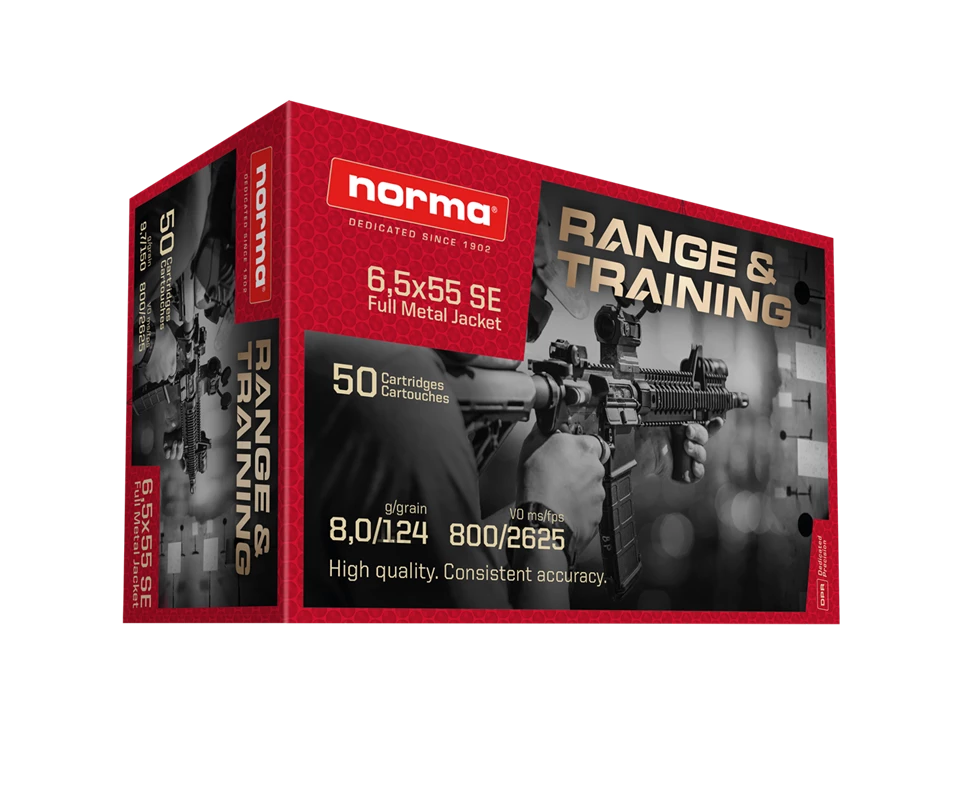 500 st Norma Range and Training 6,5x55 | Kontakta oss för offert och lagerstatus!