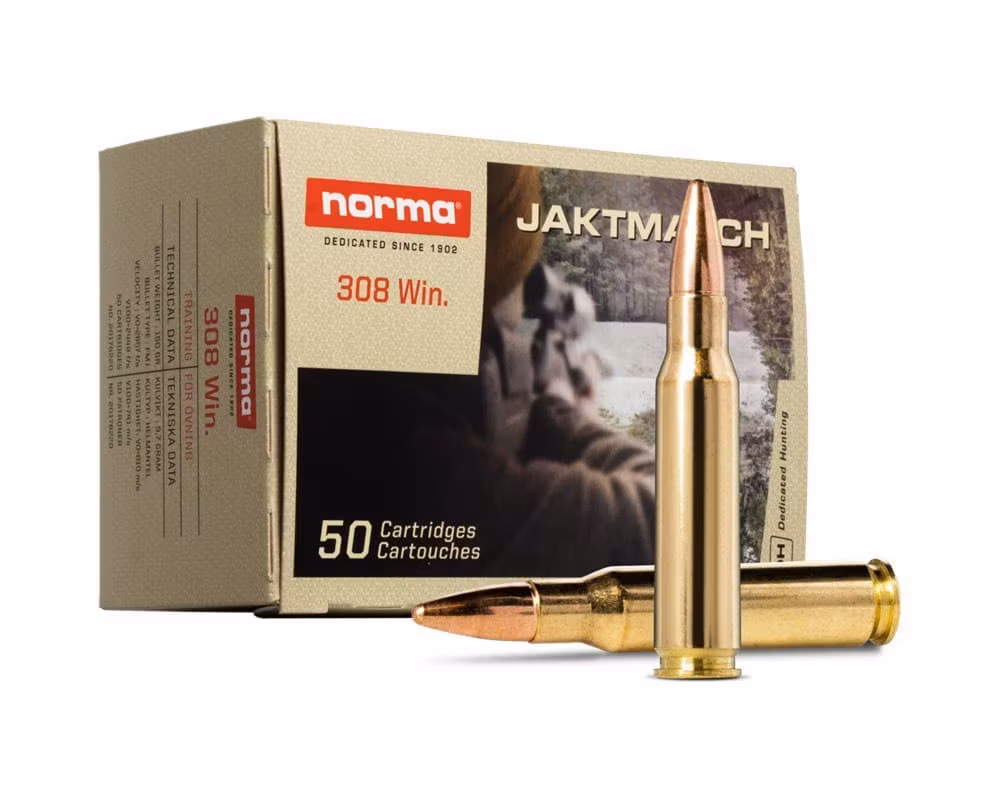 ERBJUDANDE: 100 st Norma Jaktmatch .308 (2 st askar)