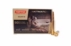 Norma Jaktmach FMJ 6.5x55 10 pack/500 skott. Förbeställning 2026 (bindande beställning)