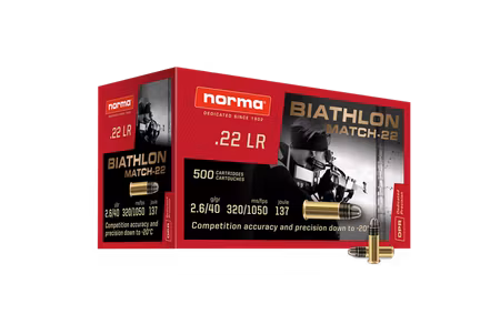 50 st Norma BIATHLON MATCH-22 22LR
