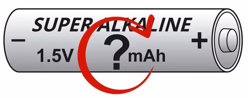 Alkaliska batterier i mAh...?