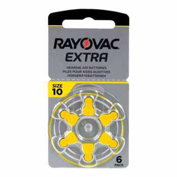 Hörapparatsbatterier Rayovac 10