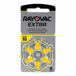 Hörapparatsbatterier Rayovac 10