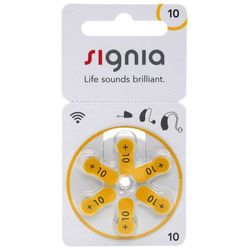 Hörapparatsbatterier Signia 10