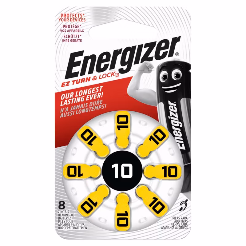 Hörapparatsbatterier Energizer 10
