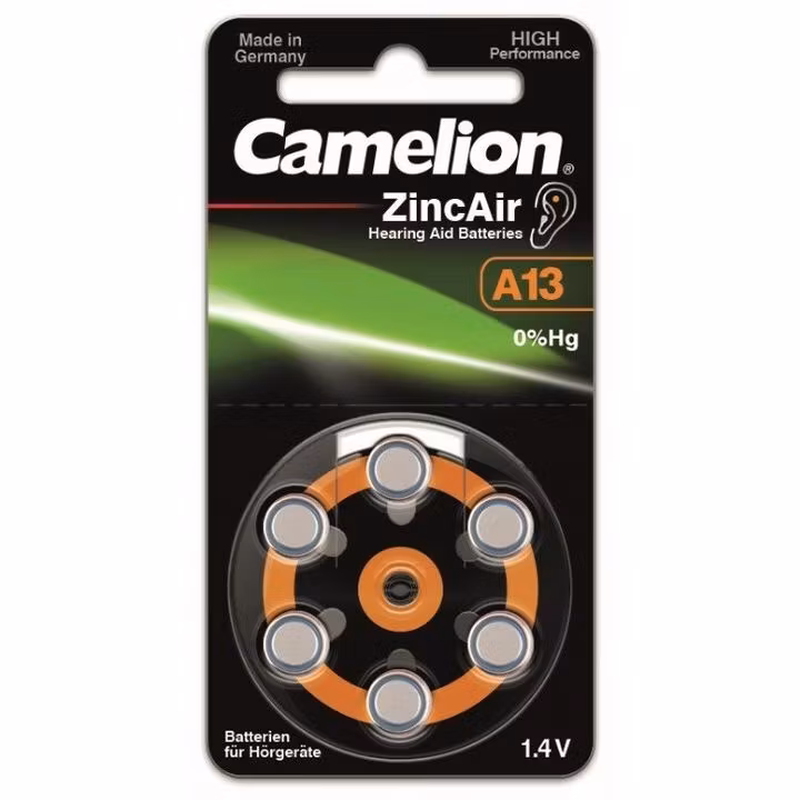 Hörapparatsbatterier Camelion 13