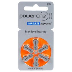 Hörapparatsbatterier PowerOne 13
