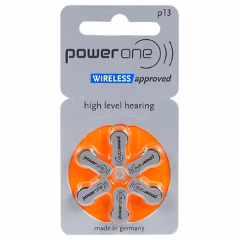 Hörapparatsbatterier PowerOne 13