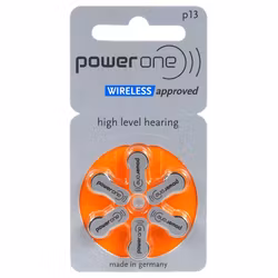 Hörapparatsbatterier PowerOne 13