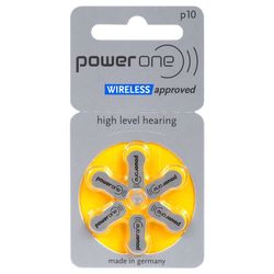 Hörapparatsbatterier PowerOne 10