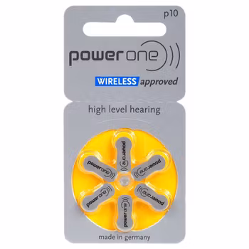 Hörapparatsbatterier PowerOne 10