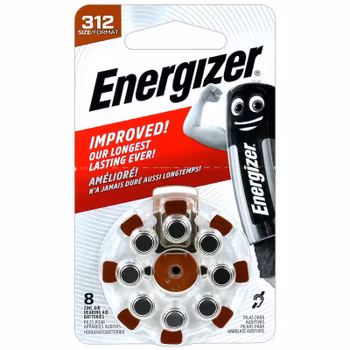 Hörapparatsbatterier Energizer 312