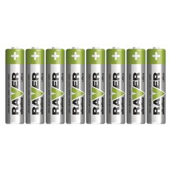 AAA /LR03 batterier RAVER 8 st