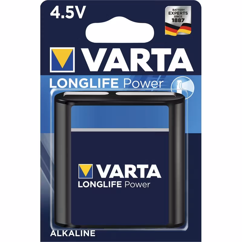 1 x 3LR12 batteri - platt VARTA Longlife Power