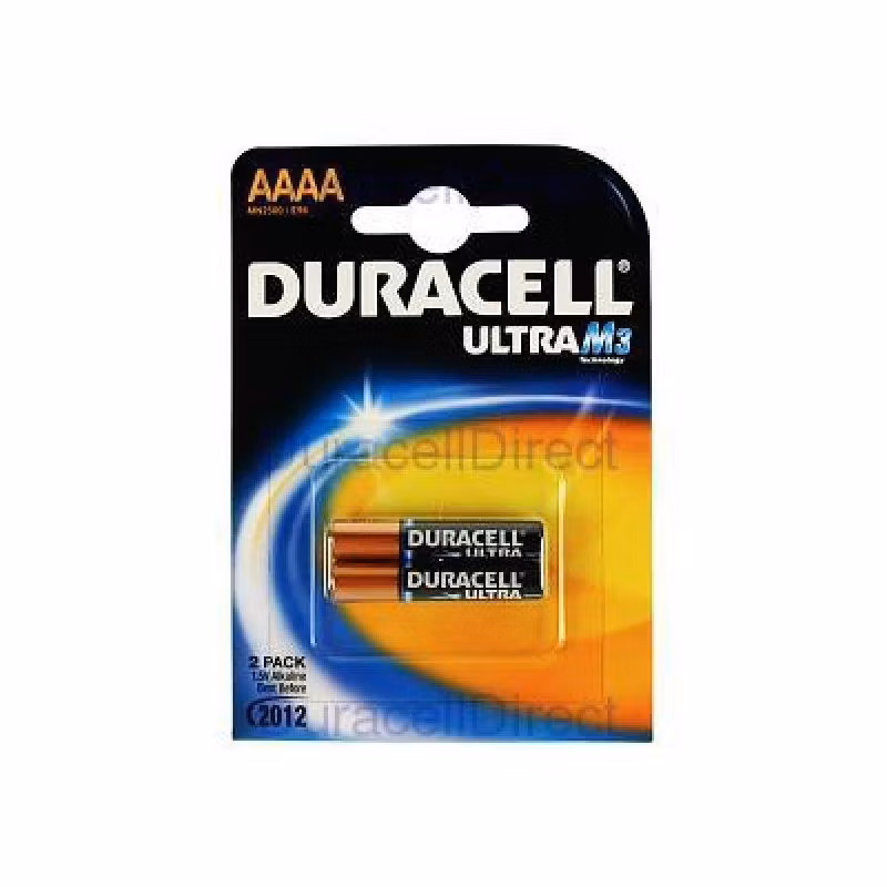AAAA /LR61 batterier Duracell Alkaline Security Ultra (2-pack)