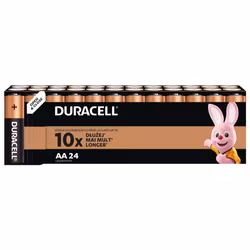 AA /LR6 batterier 24 x Duracell Basic