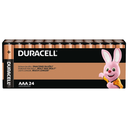 AAA /LR03 batterier 24 x Duracell Basic