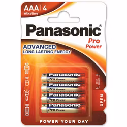 AAA /LR03 batterier Panasonic Alkaline PRO Power x 4