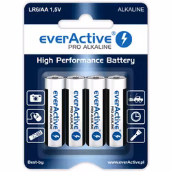 AA /LR6 batterier 4 x everActive Pro, 4-pack