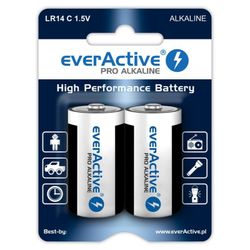 C-batterier (LR14) 2 x everActive Pro