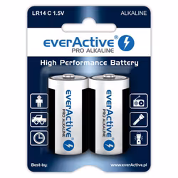 C-batterier (LR14) 2 x everActive Pro