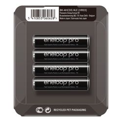 Uppladdningsbara batterier 4 x Panasonic Eneloop PRO R03 AAA 930mA