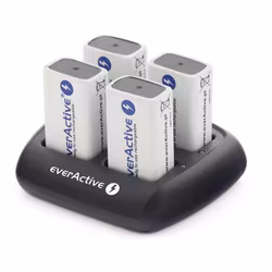 Batteriladdare Professionell 9V everActive NC-109