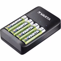 Batteriladdare Ni-MH VARTA QUATRO 57652 + 4 Varta 2100 mah AA-batterier