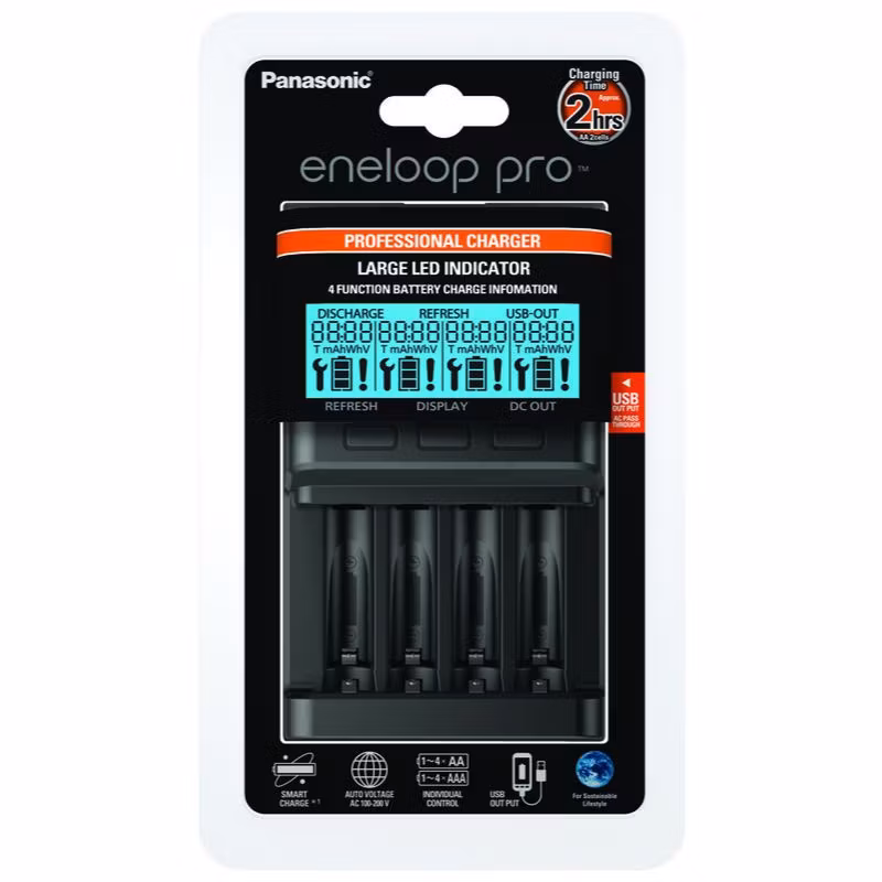 Batteriladdare Panasonic Eneloop BQ-CC65