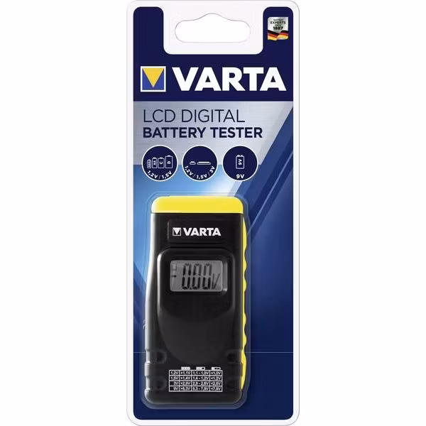 Batteritestare Varta LCD digital