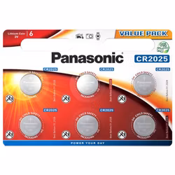 CR2025 Panasonic, 6 st