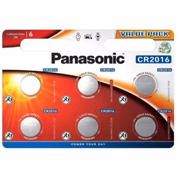 CR2016 Panasonic, 6 st