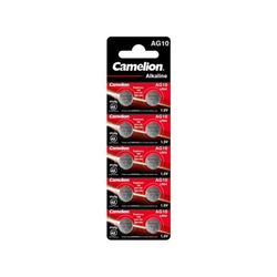 LR54 batteri Camelion AG10 / LR1130, 10-pack