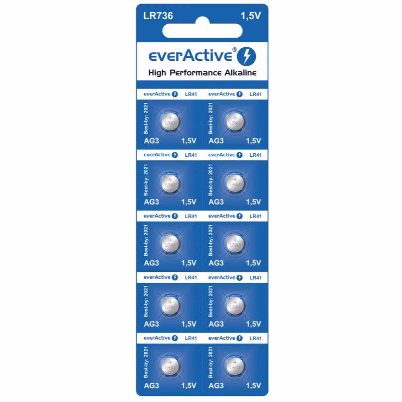 everActive LR41 / G3 batteri 10-pack