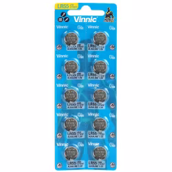 LR55 batteri Vinnic AG8 /L1121, 10-pack