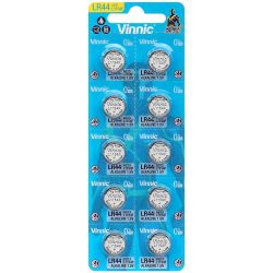 LR44 batteri Vinnic AG13 / L1154, 10-pack