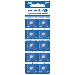 LR66 batteri everActive AG4 /LR626, 10-pack