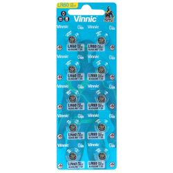 LR60 batteri Vinnic AG1 /L621, 10-pack