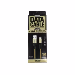 Data-/laddkabel YK-Design 3.0A Lightning (guld)
