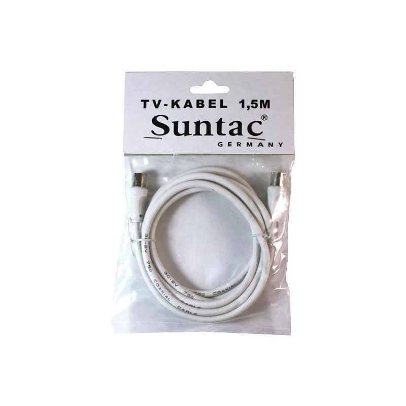 TV-kabel 1,5m Suntac - Vit