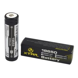 18650 Xtar 3,7V uppladdningsbart Li-ion 2200mAh batteri med skydd