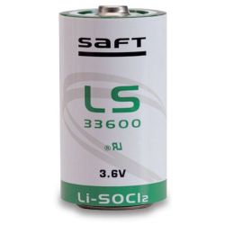 SAFT LS33600 / STD D 3, 6V LiSOCl2 storlek D