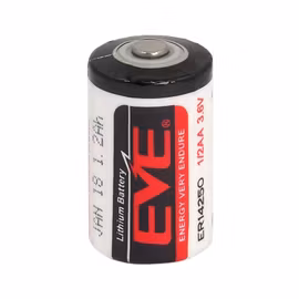 EVE ER14250 / LS14250 1/2 AA 3, 6V LiSOCl2 storlek 1/2 AA